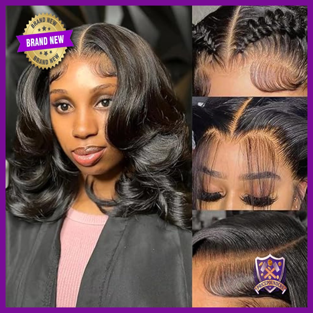 13x6 Hd Lace Front Bob Wig Human Hair 200% Density Body Wave
